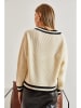 Bianco Lucci Pullover in Beige