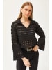 Olalook Pullover in Schwarz