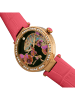 Bertha Quarzuhr "Camilla" in Gold/ Pink/ Schwarz