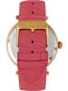 Bertha Quarzuhr "Camilla" in Gold/ Pink/ Schwarz