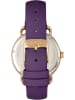 Bertha Quarzuhr "Gwen" in Gold/ Lila