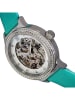 Empress Automatisch horloge "Alice" turquoise/zilverkleurig