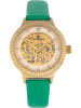 Empress Automatikuhr "Alice" in Grün/ Gold