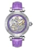 Empress Zegarek automatyczny "Theodora" w kolorze srebrno-fioletowym