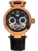 Heritor Automatikuhr "Ganzi" in Schwarz/ Roségold