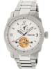 Heritor Automatisch horloge "Helmsley" zilverkleurig/wit
