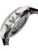 Heritor Automatikuhr "Winston" in Schwarz/ Silber/ Weiß