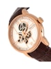 Heritor Automatikuhr "Sanford" in Braun/ Roségold/ Weiß