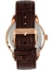 Heritor Automatikuhr "Sanford" in Braun/ Roségold/ Weiß