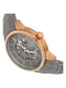 Heritor Automatisch horloge "Davies" grijs/roségoudkleurig