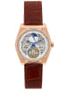 Heritor Automatisch horloge "Daxton" roségoudkleurig/braun