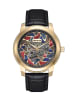 Heritor Quarzuhr "Emmanuel" in Schwarz/ Gold/ Bunt