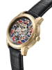 Heritor Quarzuhr "Emmanuel" in Schwarz/ Gold/ Bunt