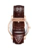 Heritor Zegarek kwarcowy "Emmanuel" w kolorze złoto-brązowym ze wzorem