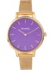Simplify Kwartshorloge "The 5800" goudkleurig/paars