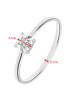 Revoni Weißgold-Ring mit Diamant