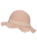Sterntaler Strohhut "Spitze" in Rosa/ Beige