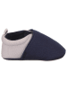 Sterntaler Krabbelschuhe in Dunkelblau/ Beige