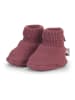 Sterntaler Strick-Hausschuhe in Dunkelrosa