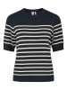 YAS Trui donkerblauw/wit