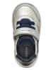 Geox Sneakers "DJRock" zilverkleurig