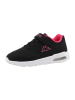Kappa Sneakers "Mona" in Schwarz/ Pink