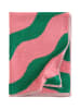 Jotex Ręcznik "Waves" w kolorze zielono-jasnoróżowym do rąk