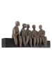 Jotex Wanddekoration ''Human Friendship'' in Grau - (B)40,6 x (H)18,5 x (T)9,3 cm