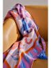 Jotex Tagesdecke ''Roar'' in Rosa/ Hellblau/ Orange