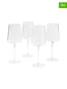 Jotex 4er-Set: Weingläser "Nina" in Transparent - 340 ml