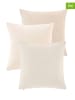 Jotex 3er-Set: Kissenhüllen ''Chloe'' in Creme