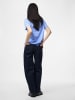 Pieces Shirt "Pcria" in Hellblau