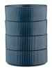 Björn 4-delige set: ontbijtkommen "Scandi" donkerblauw - Ø 16,5 cm