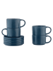 Björn 4-delige set: koffiekoppen "Scandi" donkerblauw - 150 ml