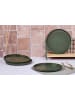 Björn 4-delige set: dinerborden "Scandi" olijfgroen - Ø 27,5 cm