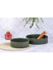 Björn 2-delige set: saladekommen "Scandi" olijfgroen