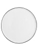 Björn 4-delige set: dinerborden "Pure" wit/zwart - Ø 27,5 cm