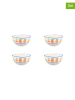 Björn 4-delige set: kommen "Napoli" wit/blauw/oranje - Ø 12 cm