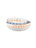 Björn 2-delige set: saladeschalen "Napoli" wit/blauw/oranje