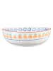 Björn 2-delige set: saladeschalen "Napoli" wit/blauw/oranje