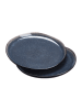 Björn 2er-Set: Servierteller "Iris" in Dunkelblau - Ø 32 cm