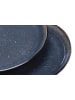 Björn 2-delige set: serveerborden "Iris" donkerblauw - Ø 32 cm
