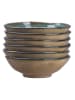 Björn 6er-Set: Schalen "Island" in Khaki/ Blau - Ø 15 cm