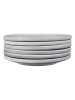 Björn 6-delige set: dinerborden "Stone" grijs - Ø 27,5 cm