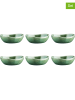 Björn Miski śniadaniowe (6 szt.) "Magma" w kolorze zielonym - Ø 18,5 cm