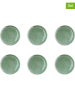 Björn Talerzyki deserowe (6 szt.) "Magma" w kolorze zielonym - Ø 20 cm