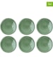 Björn Talerze obiadowe (6 szt.) "Magma" w kolorze zielonym - Ø 27 cm