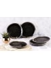 Björn 6-delige set: dessertborden "Moon" zwart - Ø 21 cm