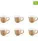 Björn 6-delige set: koffiekoppen "Cosmos" beige - 300 ml