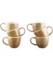 Björn 6er-Set: Kaffeetassen "Cosmos" in Beige - 300 ml